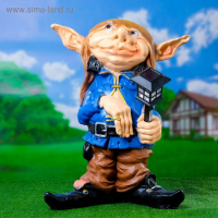 Садовый фонарь "Троль с фонарем" 45х32х58см Садовый фонарь "Троль с фонарем" 45х32х58см