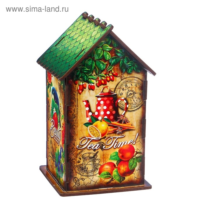 Чайный домик "Время чая", 9,8&times;9,8&times;17,4 см