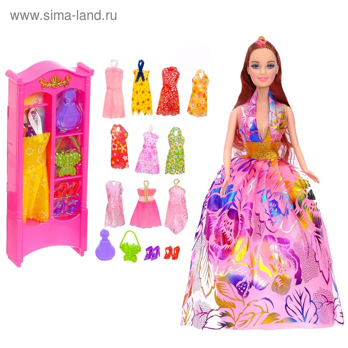 Кукла-модель &laquo;Анна&raquo; с набором платьев, с аксессуарами, цвета МИКС