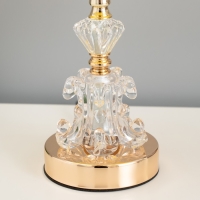 Настольная лампа Грация E27 40Вт золото 22х22х35,5 см RISALUX Настольная лампа Грация E27 40Вт золото 22х22х35,5 см RISALUX