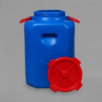 Фляга-бочка пищевая, 50 л, горловина 19,5 см, синяя Фляга-бочка пищевая, 50 л, горловина 19,5 см, синяя