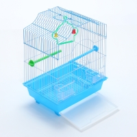 Клетка для птиц укомплектованная Bd-1/4f, 30 х 23 х 39 см, голубая (фасовка 12 шт) Клетка для птиц укомплектованная Bd-1/4f, 30 х 23 х 39 см, голубая (фасовка 12 шт)