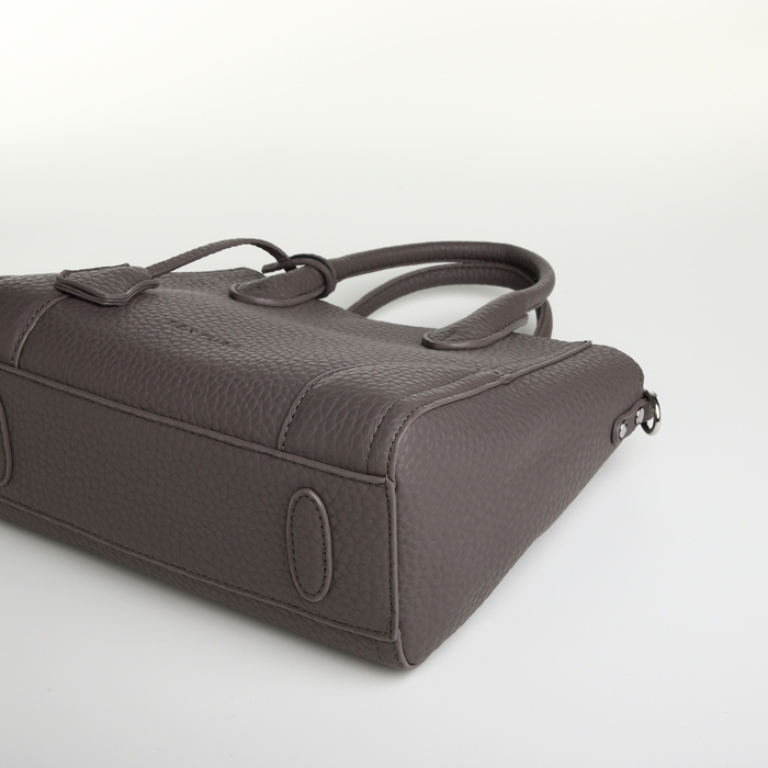 Сумка женская на молнии, TEXTURA, средний размер, цвет чёрный