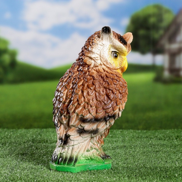 Садовая фигура Садовая фигура "Филин на траве" 25см