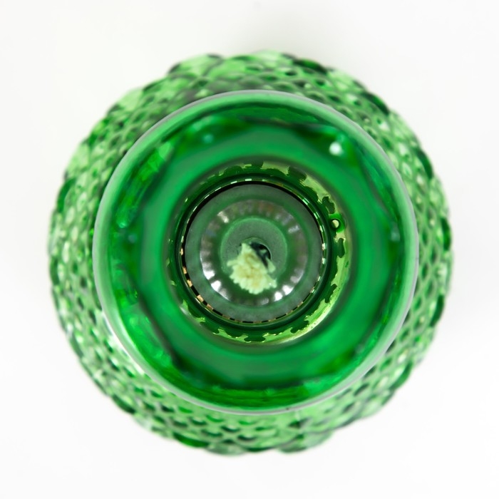 Керосиновая лампа декоративная зеленый 8,5х8,5х19 см Керосиновая лампа декоративная зеленый 8,5х8,5х19 см