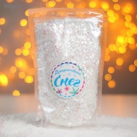 Снег искусственный сыпучий для декора &laquo;Блёстки&raquo; 110 г