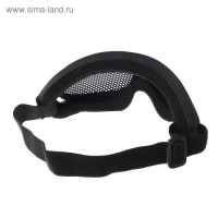 Очки для езды на мототехнике, грязезащита, армированные, цвет черный Очки для езды на мототехнике, грязезащита, армированные, цвет черный