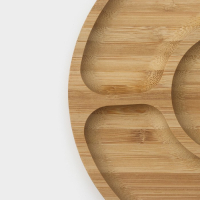 Менажница Доляна Striata, d=19,5 см, 5 секций, бамбук Менажница Доляна Striata, d=19,5 см, 5 секций, бамбук