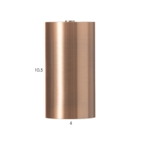 Светильник "Бинел" GU10 медный 6х6х11 см Светильник "Бинел" GU10 медный 6х6х11 см