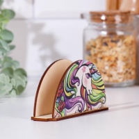 Салфетница "Единорог", 13,5&times;3,1&times;6 см