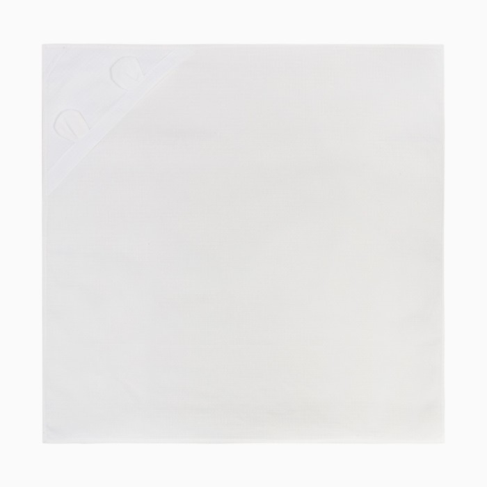 Детский вафельный уголок Экономь и Я 90х90 см, белый, 100% хлопок, 200 г/м2 Детский вафельный уголок Экономь и Я 90х90 см, белый, 100% хлопок, 200 г/м2