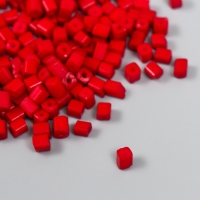 Бисер кубический стекло 4х4 мм "Яркость. Бордо" набор 20 гр Бисер кубический стекло 4х4 мм "Яркость. Бордо" набор 20 гр