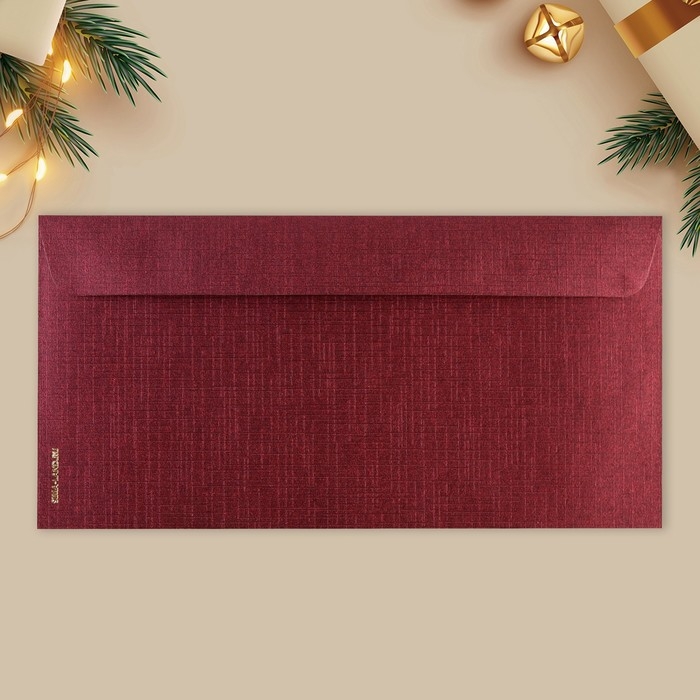 Конверт для денег, набор 10 штук, «С Новым годом», тиснение, 22 х 11 см, Новый год Конверт для денег, набор 10 штук, «С Новым годом», тиснение, 22 х 11 см, Новый год