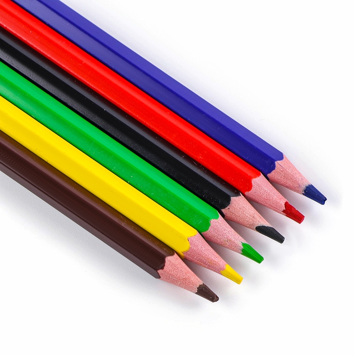 Новогодние заготовки для творчества &laquo;Новый год! Шары&raquo;, с карандашами