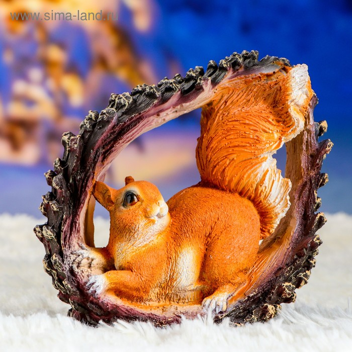 Садовая фигура Садовая фигура "Белка в шишке" 25х20х14см