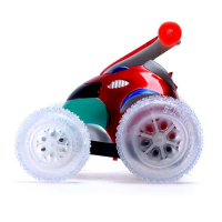 Перевёртыш радиоуправляемый &laquo;Скорость&raquo;, работает от батареек, световые эффекты, цвет красный