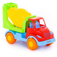 Автомобиль — бетоновоз «Леон», цвета МИКС Автомобиль — бетоновоз «Леон», цвета МИКС