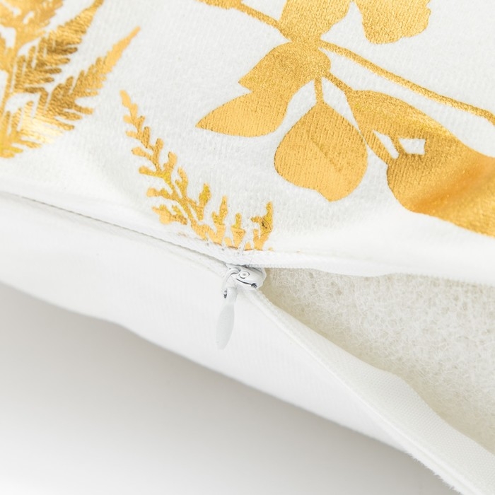 Наволочка декоративная Этель &laquo;Гербарий&raquo; 42 х 42 см, велюр