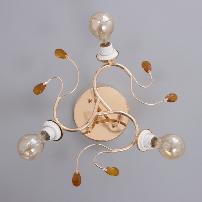 Люстра "Адайн" 3х40Вт БП  Е27 Золото МОДЕЛЬ: 2612371