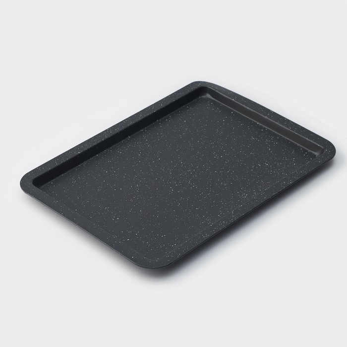 Противень Доляна «Элин Мрамор. Прямоугольник», 48×34×2 см, антипригарное покрытие, цвет серый Противень Доляна «Элин Мрамор. Прямоугольник», 48×34×2 см, антипригарное покрытие, цвет серый