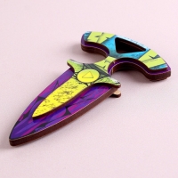 Деревянное оружие детское сувенирное «Нож тычковый» Деревянное оружие детское сувенирное «Нож тычковый»