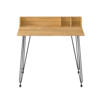 Стол письменный Liverpool 90х50х75 см, дуб крафт золотой, чёрный