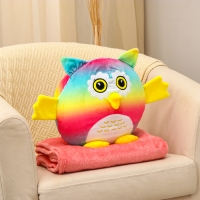 Мягкая игрушка &laquo;Сова&raquo; с пледом, 30 см