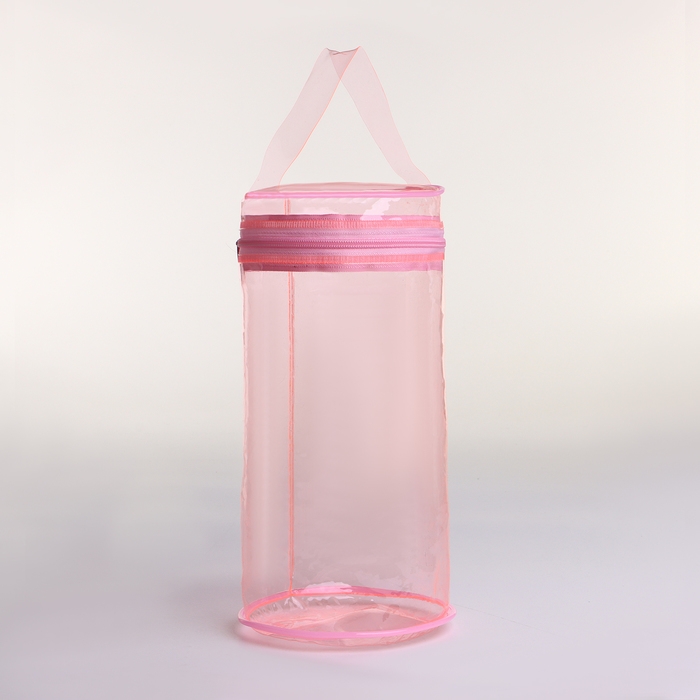 Косметичка на молнии, цвет розовый