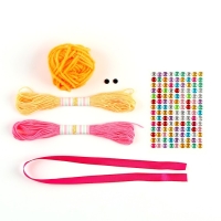 Набор для создания куколки из фетра «Девочка в маске» с наполнителем Набор для создания куколки из фетра «Девочка в маске» с наполнителем