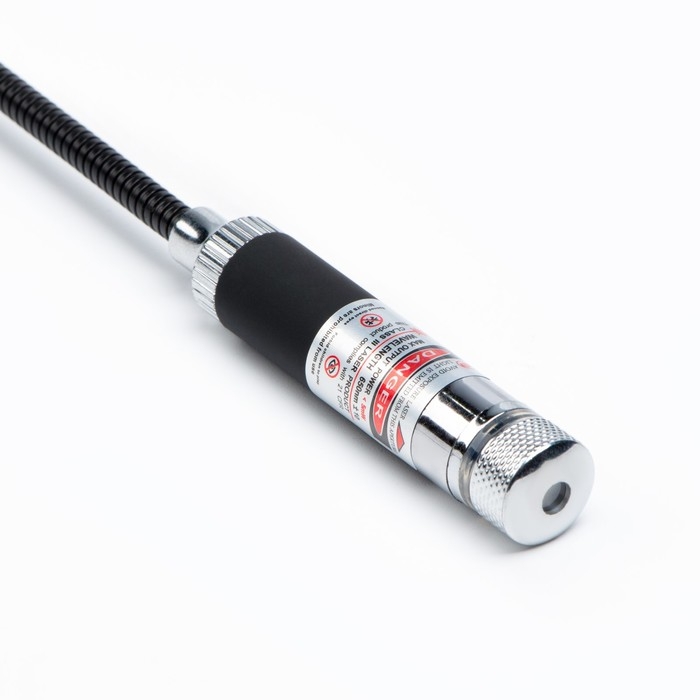 Лазерная указка, 650 нм, 2 насадки, USB. красный луч Лазерная указка, 650 нм, 2 насадки, USB. красный луч