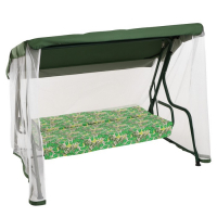 Качели садовые "Панама" 210 х 142 х 155 см, макс. нагрузка 300 кг, зеленые Качели садовые "Панама" 210 х 142 х 155 см, макс. нагрузка 300 кг, зеленые