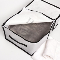 Органайзер для хранения белья, кофр с pvc-окном &laquo;Sweet home&raquo;, 43 х 28,5 х 20 см.