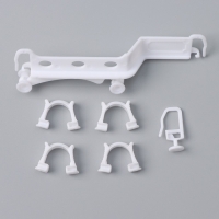 Карниз трёхрядный &laquo;Ультракомпакт. Медуза&raquo;, 180 см, с декоративной планкой 7 см, цвет белый