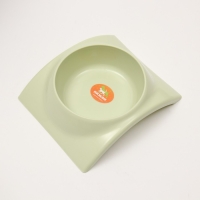 Миска пластиковая изогнутая 400 мл, 19,5 х 16,8 х 5 см, зелёная Миска пластиковая изогнутая 400 мл, 19,5 х 16,8 х 5 см, зелёная