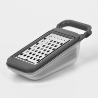 Тёрка-контейнер, 9&times;27 см, 4 насадки, цвет МИКС