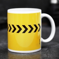 Подарочный набор &laquo;Осторожно! Крепкий чай&raquo;: чай чёрный 50 г., кружка 300 мл.