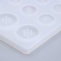 Форма силиконовая универсальная «Пуговицы» 3 размера Форма силиконовая универсальная «Пуговицы» 3 размера