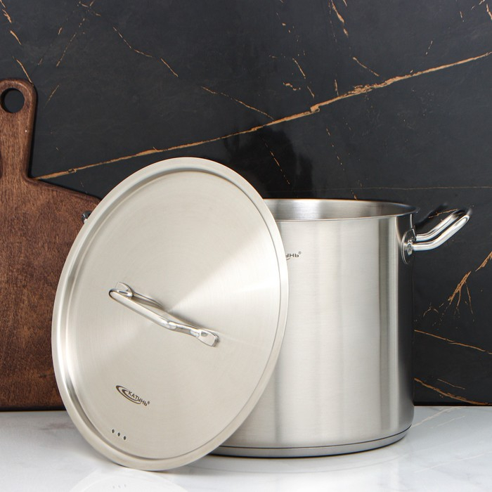 Кастрюля «Общепит», 11 л, d=26 см, h=21 см, капсульное дно, индукция Кастрюля «Общепит», 11 л, d=26 см, h=21 см, капсульное дно, индукция