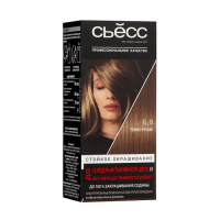 Cтойкая крем-краска для волос Сьесс Color, тон 6-8, тёмно-русый Cтойкая крем-краска для волос Сьесс Color, тон 6-8, тёмно-русый