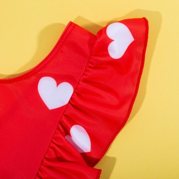 Купальник детский KAFTAN &laquo;Сердца&raquo;, рост 86-92 (28)