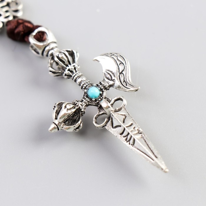 Подвеска металл Подвеска металл "Кинжал-крест" 12,3х3,5х1,4 см