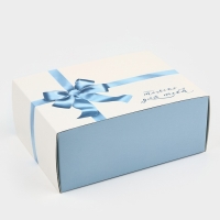 Коробка складная &laquo;Бант&raquo;, 20 х 15 х 8 см