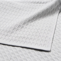 Набор кух.полотенец "Доляна" сер,зел, беж 35х60см-3шт., 100% хл, крупная вафля, 220 гр/м2