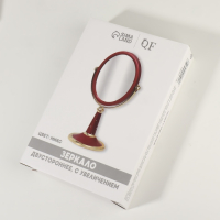 Зеркало на ножке «Овал», двустороннее, зеркальная поверхность 13,5 × 16,5 см, цвет МИКС Зеркало на ножке «Овал», двустороннее, зеркальная поверхность 13,5 × 16,5 см, цвет МИКС