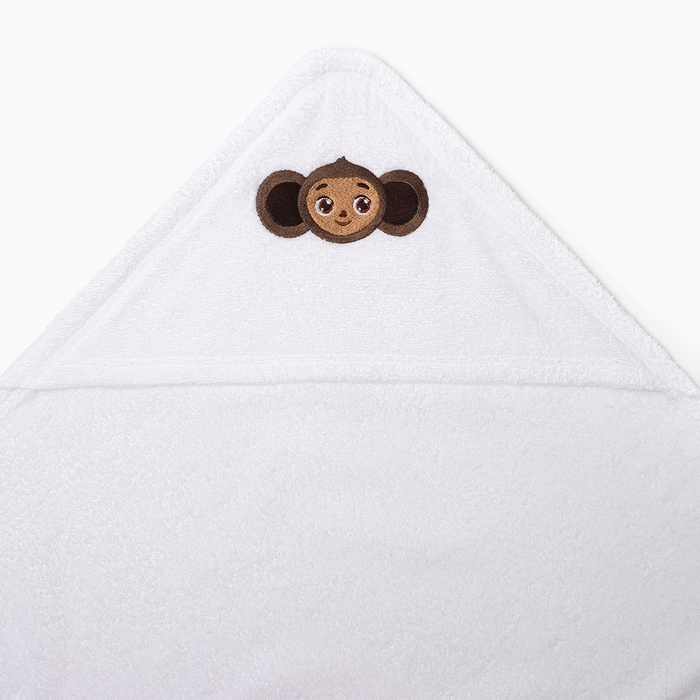 Махровое полотенце с уголком Махровое полотенце с уголком "Чебурашка" 75*75 см, хлопок 100%