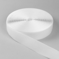 Липучка, 50 мм &times; 25 &plusmn; 1 м, цвет белый