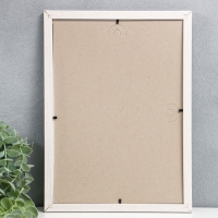 Фоторамка МДФ 21х30 см. №6, МИКС, Молочный дуб (пластиковый экран)