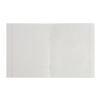 Комплект тетрадей из 10 штук, 18 листов в клетку КПК "Зелёная обложка", блок №2, белизна 75% (серые листы)