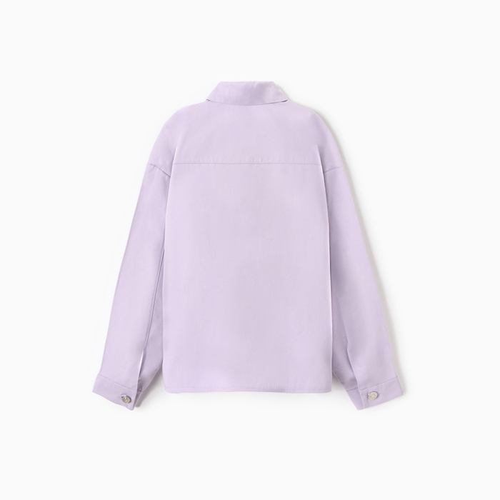 Рубашка детская MINAKU: Jeans collection, цвет лавандовый, рост 158 см Рубашка детская MINAKU: Jeans collection, цвет лавандовый, рост 158 см