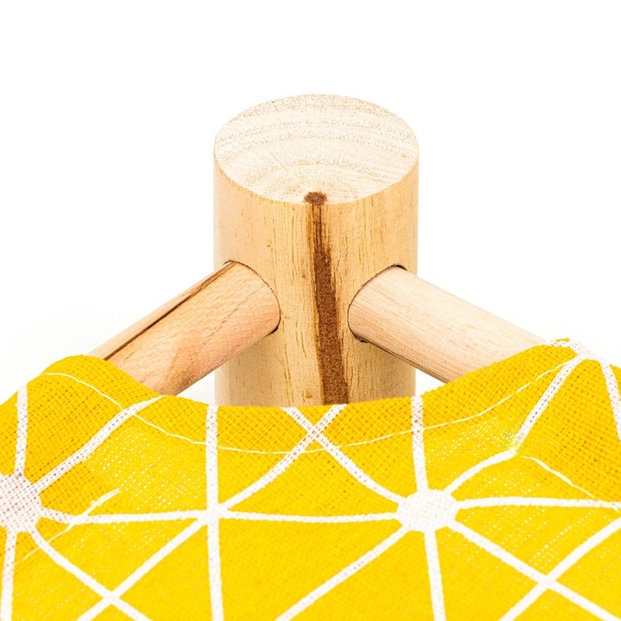 Гамак-кровать для животных "Уютный", 47 х 42 х 10 см, жёлтый